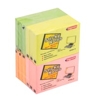 Bigpoint Yapışkanlı Not Kağıdı 75x50mm Neon 4 Renk x 12 Adet