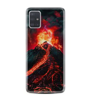 Samsung a71 A72 A73 A7 A9 2018 C7 C9 Kılıf Desenli Silikon Yanardağ 1611