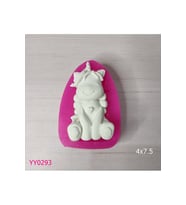 YY0293 Oturan Unicorn Silikon Kalıp