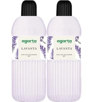 Agarta Kolonya 400 ML Lavanta 80 Derece Pet Şişe (2 Li Set)
