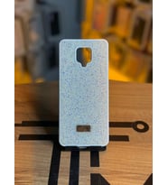 Redmi Note 9 Pro 4G Uyumlu Taş Desenli Silikon Yumuşak Kılıf (Beyaz)