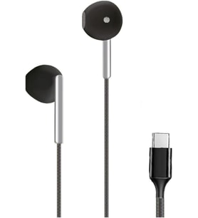 H46 Type-C Stereo Kulak İçi Kablolu Kulaklık Siyah