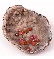 Turmalin Taşı Kabaşon - 6*8 mm Yüzük ve Kolye Taşı