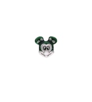 Bayan Yeşil Mickey Model Gümüş Charm