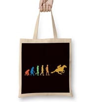 Retro Evolution Equestrian Sport Horse Riding Dressage Bez Çanta Uzun Saplı
