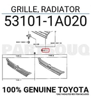 Panjur Corolla  93-97 (Oem No: 53101-1A020)