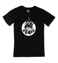 Campfire Siyah Tişört