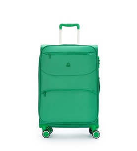 Benetton Orta Boy Kumaş Valiz Yeşil Bnt2400