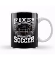 Funny Ice Hockey Because Murder Is Wrong Hockey Kupa Bardak Porselen