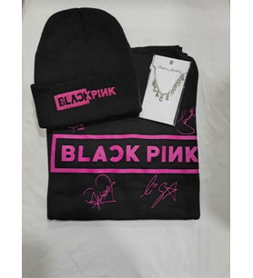 BLACKPİNK UNİSEX SWEATSHİRT BERE KOLYE