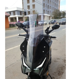 MOTOCAM Kymco Krv 200 Ön Cam 2022-2026 Model 75cm Füme Renkli 4mm UZUN