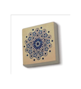 Geometrik Desen Baskılı Taş Magnet 5X5