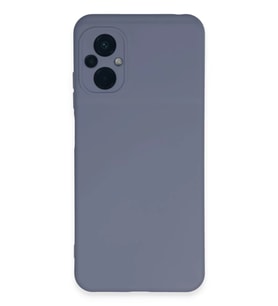 Poco M5 Kılıf Nano içi Kadife Silikon - Gri