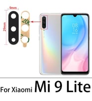 Tkgz Xiaomi Mİ9 LİTE Arka Kamera Camı Lens Yapışkanlı