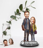 Kişiye Özel Spotify Sevgili Tasarımlı Ahşap Biblo Model-38