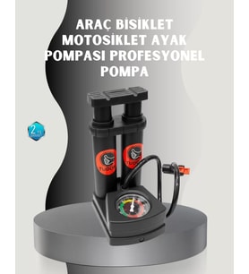 Ayak Basmalı Hava Pompası Şişme Ürünler Ve Lastikler İçin