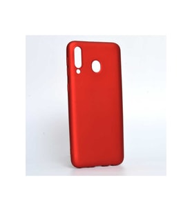 Samsung Galaxy M30 Uyumlu Kılıf Zore Premier Silikon Kapak (Kırmızı)