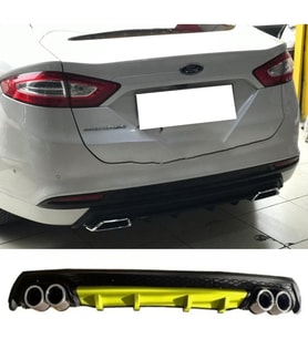 Ford Mondeo Mk4 Sarı Difüzör Çiftli Yuvarlak Egzoz Görünümlü D Tip Difizör