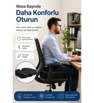 Ergonomik Oturma Minderi Sandalye Koltuk Destek Pedi