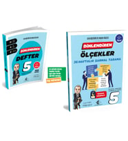 ARI YAYINCILIK 5. Sınıf Dinlendiren Defter ve Ölçekler 36 Haftalık Sarmal Tarama