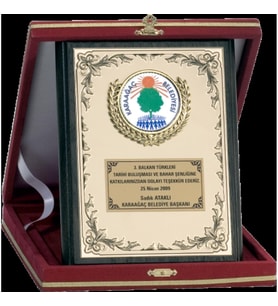 ODAK KUPA - Ahşap Plaketler - PL-069 B - 15x20 cm