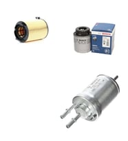 Bosch Filtre Bakım Seti Volkswagen Golf 6 1.2 1.4 TSI 2009-2010 Hava + Yağ f. + Yakıt Filtre Bosch