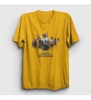 Presmono Unisex Sarı Team Pubg T-Shirt 30590tt (Sarı)