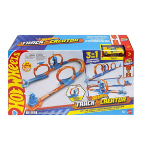 Jdw39 Hot Wheels Track Creator Triple Loop Speed Kit