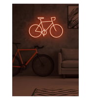 Bisiklet Figürlü Neon Tabela