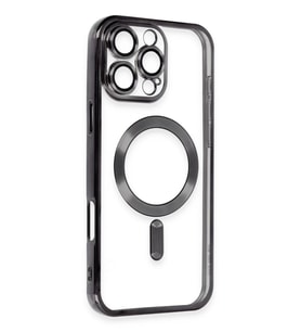 Newface Apple iPhone 16 Pro Max Kılıf Kross Magneticsafe Kapak - Siyah