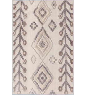 Eliana Home Baskılı, Yıkanabilir Kaymaz Taban Salon Halısı LNA1150 100x150 cm (Bej)