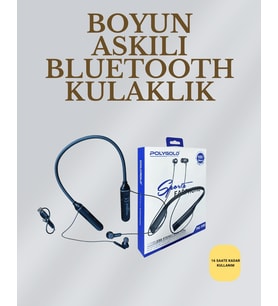 Uzun Süreli Kullanım İçin  - Kablosuz Boyun Bantlı Kulaklık, 50 Saat Batarya