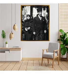 ÇERÇEVELİ ATATÜRK TABLO S249