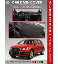 AUDİ Q5 (2008-2017) Torpido Örtüsü Ön Göğüs Koruma Torpido Koruma Araca Özel Kaymaz Kolay Montaj