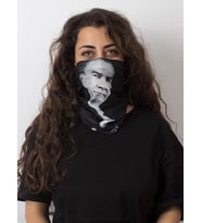 Mustafa Kemal Atatürk Mikrofiber Kapalı Bandana (Siyah)