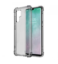 Blogy P30 Pro ile Uyumlu Crystal Fit Kılıf Smoke Black (Siyah)