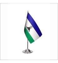Lesotho Tekli Masa Bayrağı