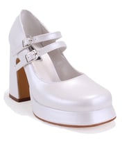 Dagoster DZA07-337566 Sedef Platform Topuklu  Kadın Ayakkabı