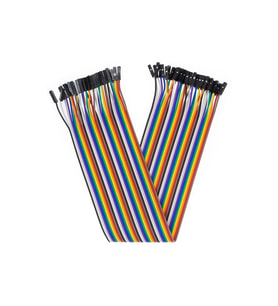 30cm 40 Pin Erkek Dişi Dupont Kablo Ayrılabilir 2.54mm 10 Renk Breadboard Atlama Kablosu Jumper Tes