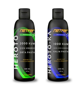Netfer 2'li Orta Kalın Pasta Set - 2x100 mL