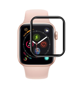 Microsonic Apple Watch Series 8 45mm Tam Kaplayan Temperli Cam Ekran Koruyucu Siyah