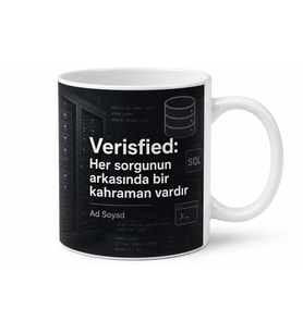 Veri Tabanı Yöneticisine DBA SQL Sorguları Veri Kurtarma Kupa Bardak Hediye
