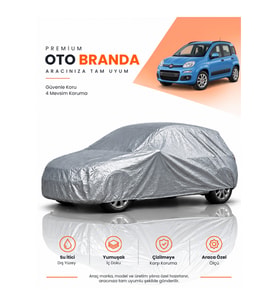 FİAT PANDA (2012-2026) HATCHBACK Uyumlu Araba Brandası Oto Branda Araba Örtüsü Araç Çadırı