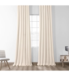 Evdepo Home Krem Karartma Blackout Pilesiz Fon Perde, Tek Kanat