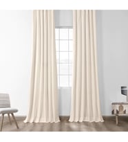 Evdepo Home Krem Karartma Blackout Pilesiz Fon Perde, Tek Kanat