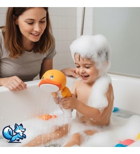 Lexroo Sevimli Hayvan Figürlü Bebek Duş Başlığı