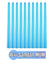 K.L.B.K. 10'LU ŞAMDAN MUM AÇIK MAVİ