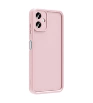 Galaxy A06 Kılıf Kamera Korumalı Ananas Silikon Kapak (Pembe)