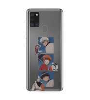 Samsung Galaxy A21S Uyumlu Gintama Tasarımlı Şeffaf Telefon Kılıfı