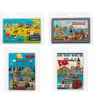 İstanbul Temalı Silikon Buzdolapı Süsü Magnet Alk5815